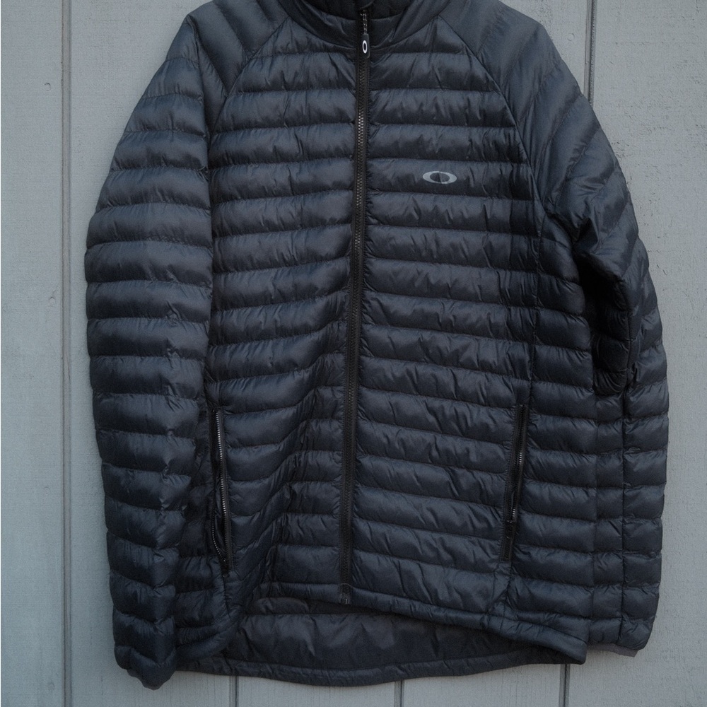 Oakley Men's Dark Gray Puffer Jacket